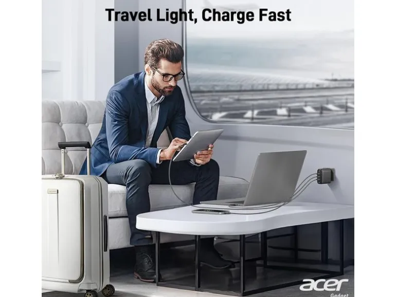 Acer Netzteil-Ladegerät 100W GaN inkl. 2m USB-C Kabel