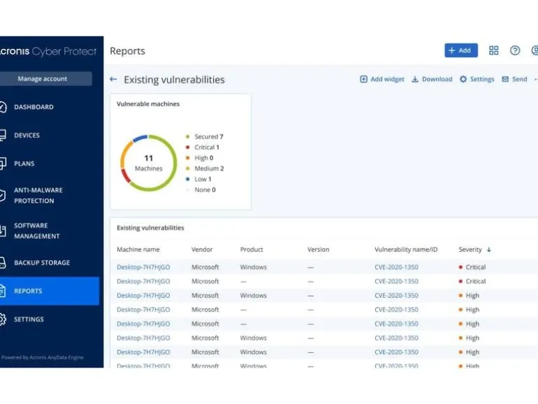 Acronis Cyber Protect Standard Server Subscription-Renewal, 1 Jahr