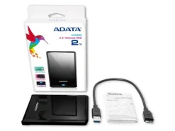 ADATA Externe Festplatte HV620S 2 TB, Schwarz