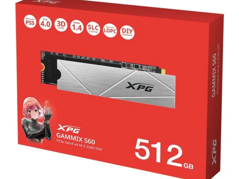 ADATA SSD XPG GAMMIX S60 M.2 2280 NVMe 512 GB