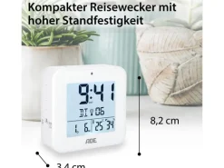 ADE Funkwecker mit Nachtlichtsensor