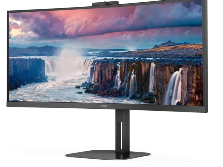 AOC Monitor CU34V5CW/BK 34 ", 3440 x 1440 (UWQHD)