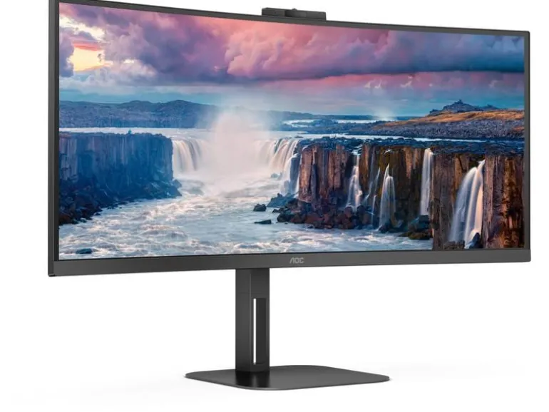AOC Monitor CU34V5CW/BK 34 ", 3440 x 1440 (UWQHD)