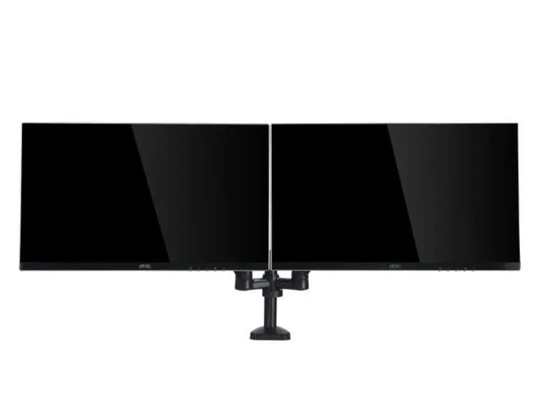 AOC Tischhalterung AD110D0 Dual bis 9 kg – Schwarz