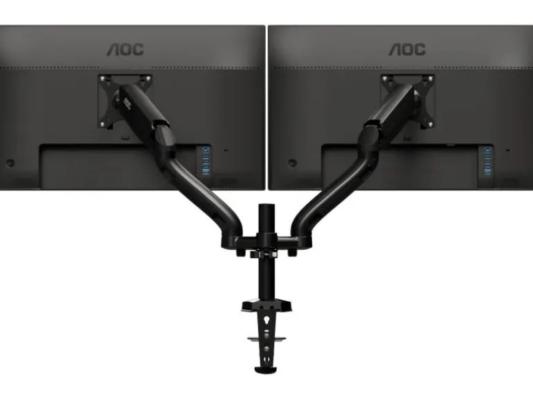 AOC Tischhalterung AD110D0 Dual bis 9 kg – Schwarz