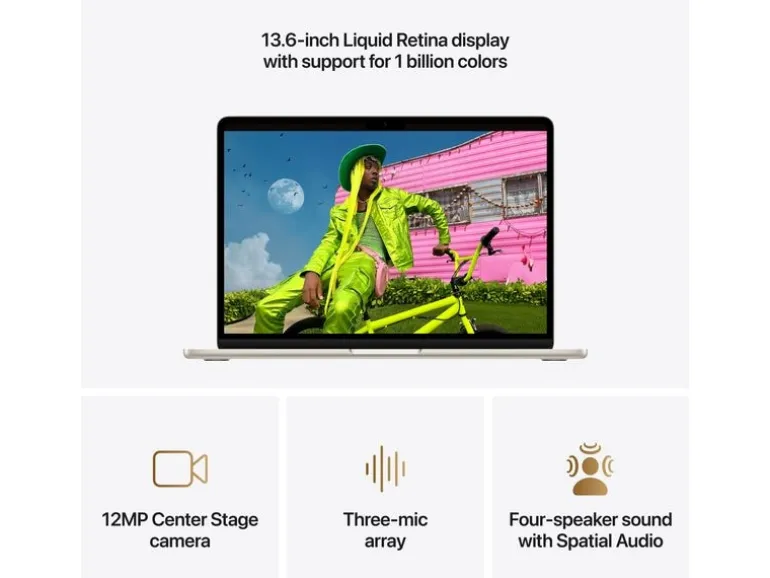 Apple MacBook Air 13" 2026 M5 8C GPU / 16 GB / 512 GB Starlight