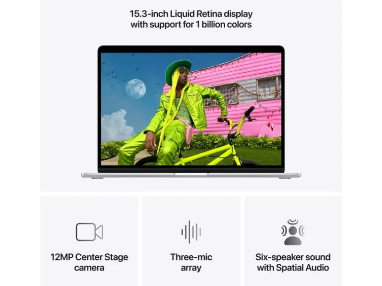Apple MacBook Air 15" 2026 M5 10C GPU / 16 GB / 512 GB Silber