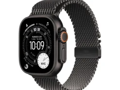 Apple Watch Ultra 3 Black Titanium Milanese Loop S