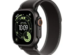 Apple Watch Ultra 3 Black Titanium Black Charcoal Trail Loop M/L