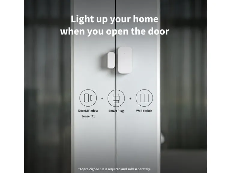 Aqara Funk-Fenster- und Türkontakt T1, Zigbee 3.0 Weiss