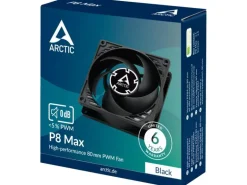 Arctic Cooling PC-Lüfter P8 Max Schwarz