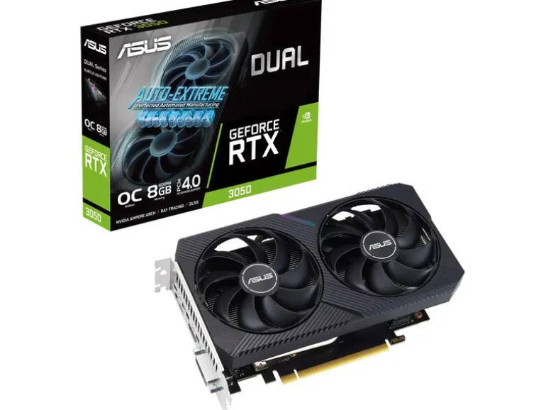 ASUS Grafikkarte Dual GeForce RTX 3050 V2 OC Edition 8 GB