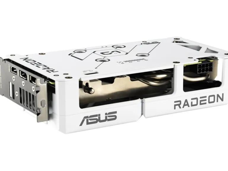 ASUS Grafikkarte Dual Radeon RX9060XT 16G Weiss