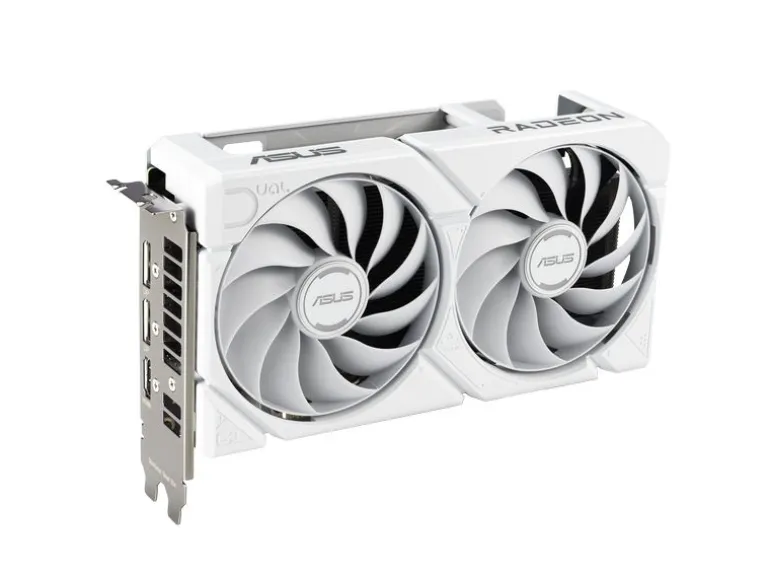 ASUS Grafikkarte Dual Radeon RX9060XT 16G Weiss