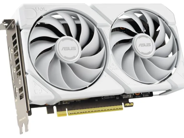 ASUS Grafikkarte Dual Radeon RX9060XT 16G Weiss