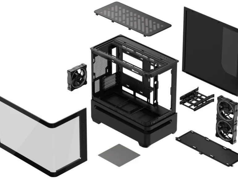 ASUS PC-Gehäuse Prime AP202 TG ARGB Schwarz