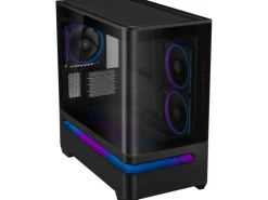 ASUS PC-Gehäuse Prime AP202 TG ARGB Schwarz