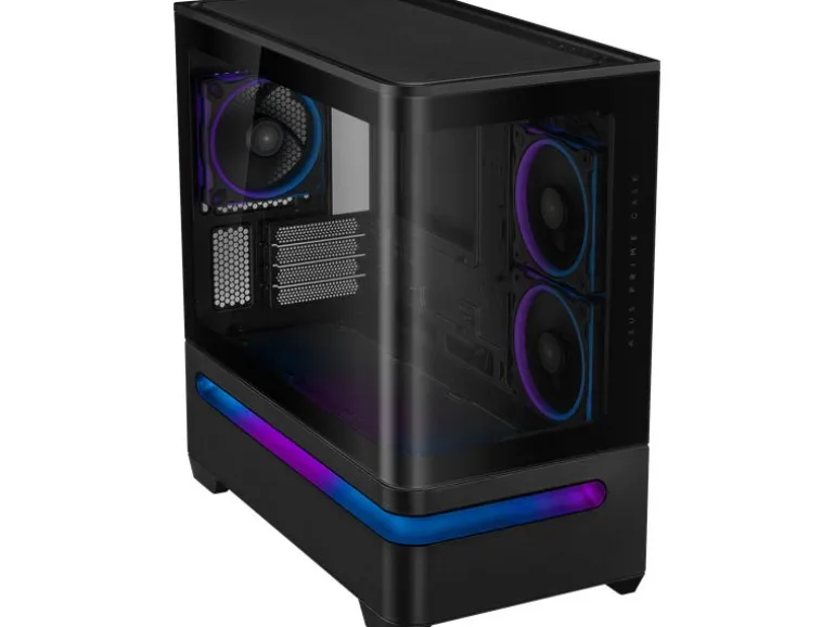 ASUS PC-Gehäuse Prime AP202 TG ARGB Schwarz