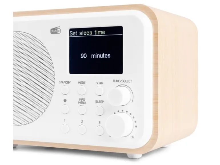 Audizio DAB+ Radio Milan Dunkelbraun/Silber