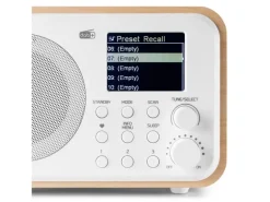 Audizio DAB+ Radio Milan Dunkelbraun/Silber