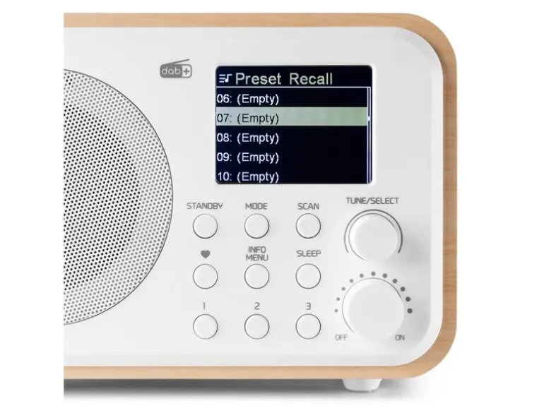 Audizio DAB+ Radio Milan Dunkelbraun/Silber
