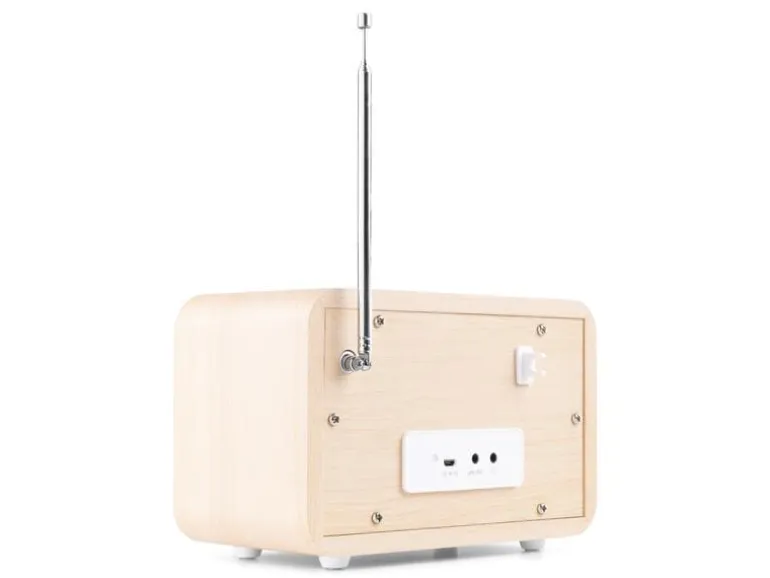 Audizio DAB+ Radio Milan Dunkelbraun/Silber