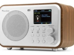 Audizio DAB+ Radio Milan Dunkelbraun/Silber