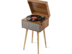 Audizio Plattenspieler mit Bluetooth Fremont Braun
