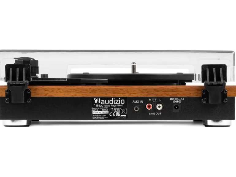 Audizio Plattenspieler mit Bluetooth RP112L Dunkelbraun