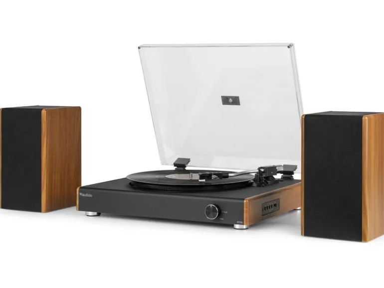 Audizio Plattenspieler RP335 Braun/Schwarz