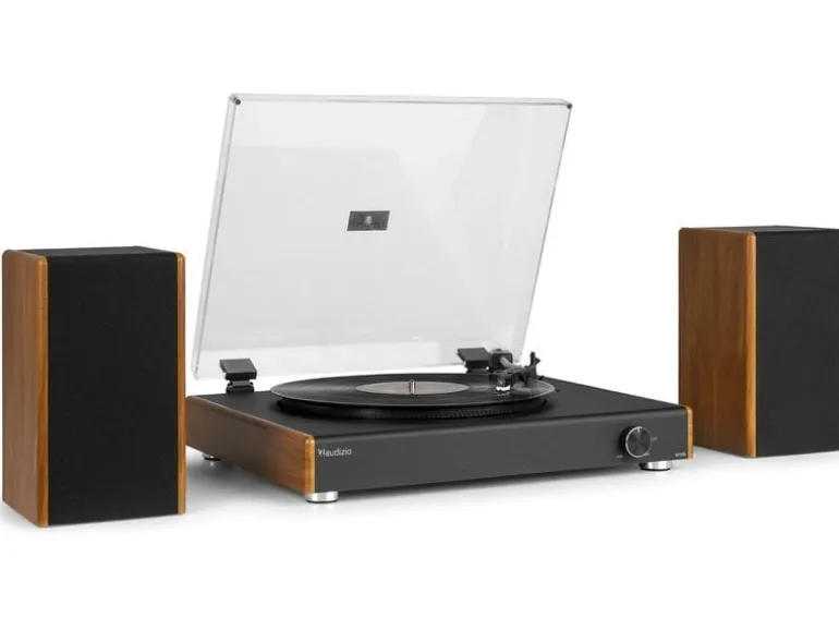 Audizio Plattenspieler RP335 Braun/Schwarz