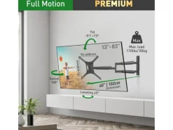 Barkan Wandhalterung WH 443XL-SW Schwarz