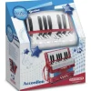 Bontempi Musikinstrument Akkordeon 17 Tasten (C-E) und Halbtöne