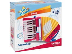 Bontempi Musikinstrument Akkordeon mit 17 Tasten C-E