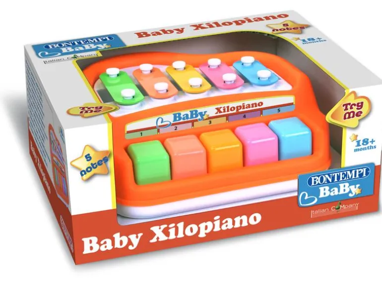 Bontempi Musikinstrument Baby Xylopiano mit 5 Noten