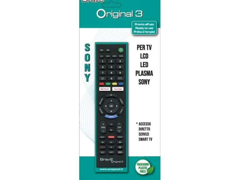 BRAVO Ersatz-Fernbedienung Bravo ORIGINAL 3 Sony