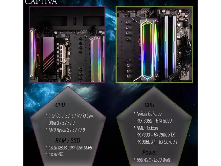 Captiva PC Advanced Gaming R91-550