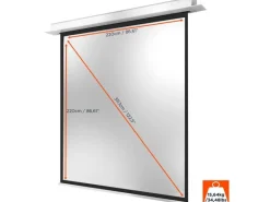 Celexon Deckeinbauleinwand Motor Professional Plus 220x220cm 1:1