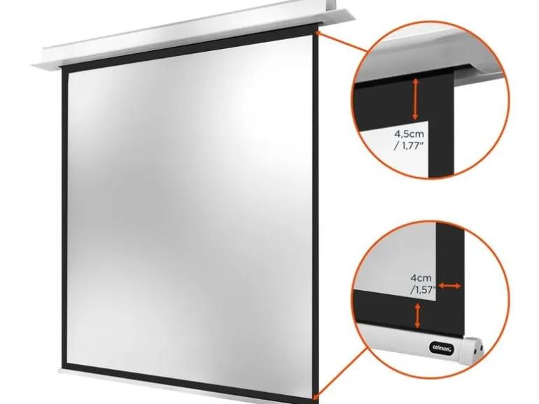 Celexon Deckeinbauleinwand Motor Professional Plus 220x220cm 1:1