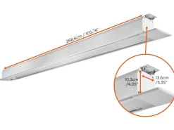 Celexon Deckeinbauleinwand Motor Professional Plus 220x220cm 1:1