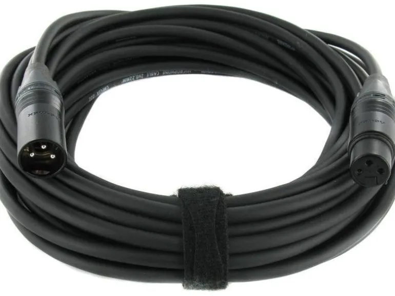 Cordial XLR-Kabel XLRm-XLRf 20 m, Schwarz
