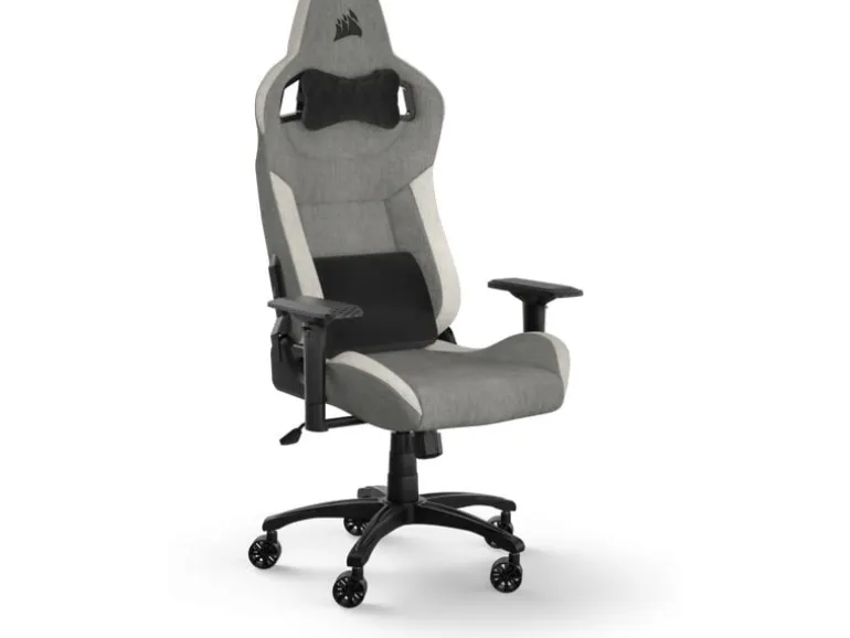 Corsair Gaming-Stuhl T3 Rush (2023) Grau/Weiss