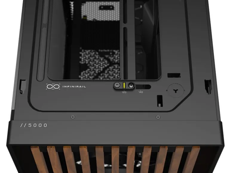 Corsair PC-Gehäuse FRAME 5000D WOOD RS Mid-Tower Schwarz Wallnuss