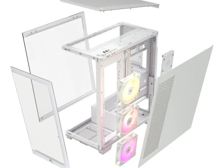 Corsair PC-Gehäuse 3500X ARGB TG Weiss