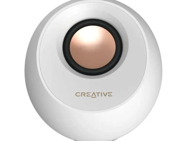 CREATIVE PC-Lautsprecher Pebble Pro weiss