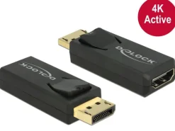 Delock Adapter Displayport - HDMI aktiv, 4K, schwarz