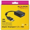 Delock Adapter Displayport - VGA Schwarz