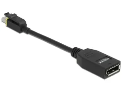 Delock Adapter MiniDisplayPort-DisplayPort 8K/60Hz, Einrastfunktion