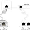 Delock Anschlussverdoppler 2x 100Mbps LAN 1 Stück