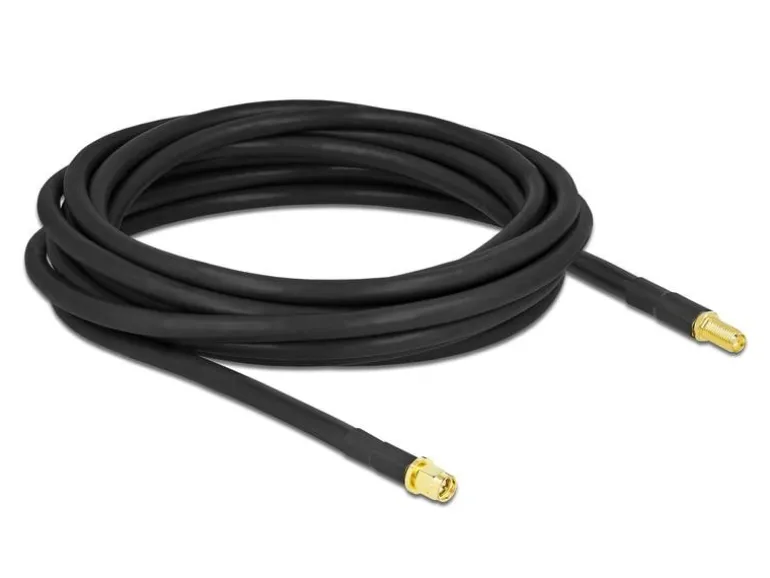 Delock Antennenkabel LTE/5G, LMR/CFD300 SMA zu SMA, 5 m